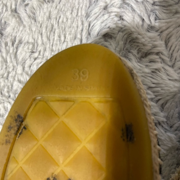 AUTHENTIC⭐️CHANEL Canvas Espadrilles Size 39 - Picture 4 of 7
